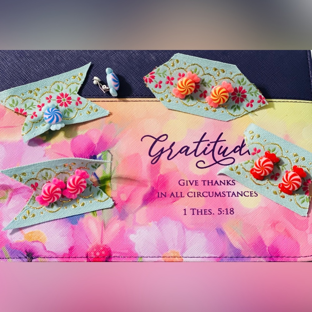 Spring and Summer Candy Earrings/ stainless steel hardware w/ CREATOLOGY backs.